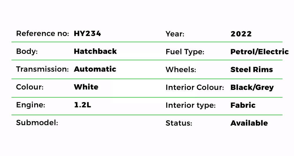 Nissan Note E-Power Specs